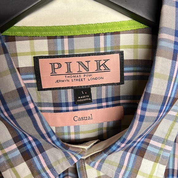 Thomas Pink Shirt Size L - Picture 2 of 3